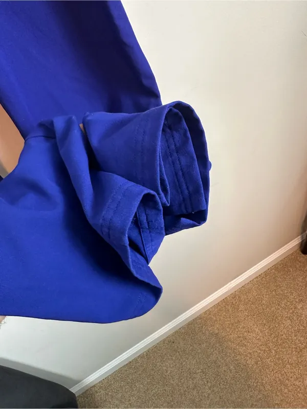 FIGS Kade Cargo Scrub Pants M Tall Royal Blue Straight Leg T21004T - Image 6