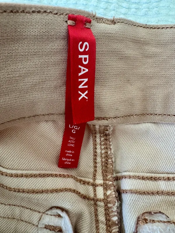 Spanx Stretch Twill Cropped Wide-Leg Pants - Image 4