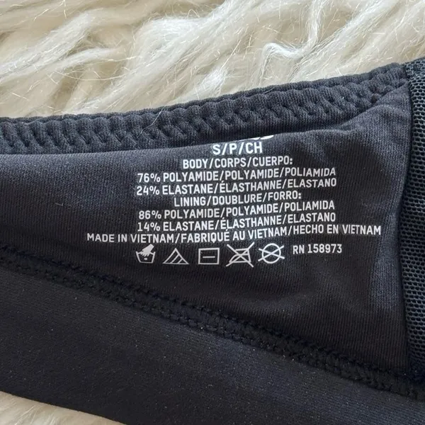 Skims Fits Everybody Crossover Bralette Onyx Size Small - Image 7