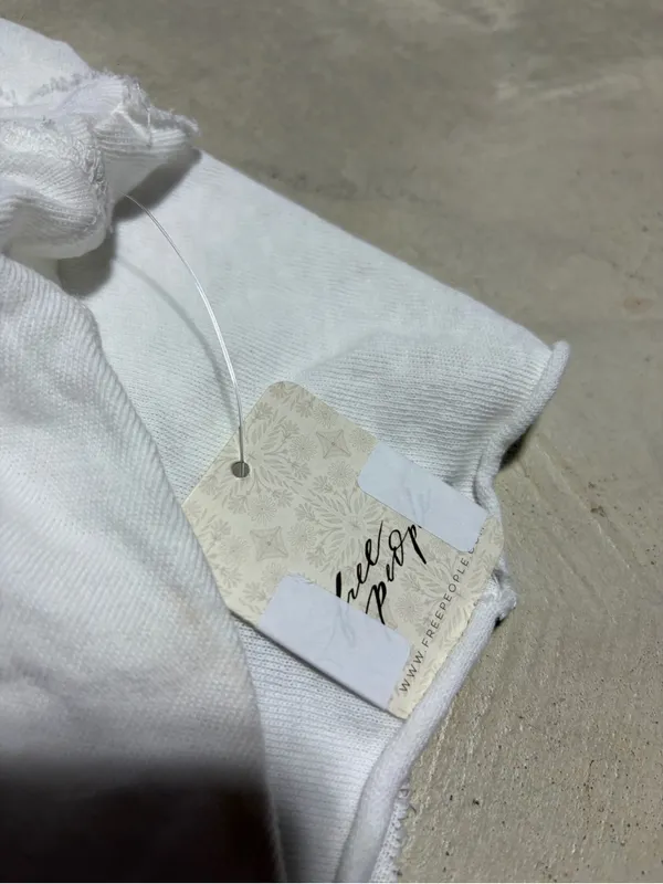 Free people NWT White Women's Lightweight angel tee XS - Image 3