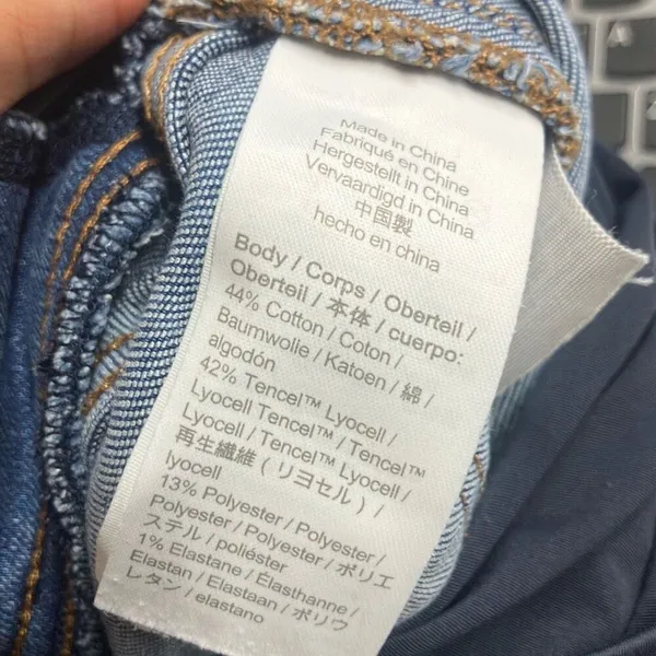 Madewell maternity skinny medium wash jeans size 26 - Image 5