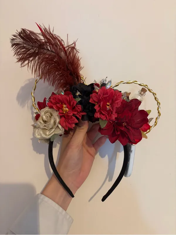 Disney HandMade Floral Light Up Pirate Ears - Image 5