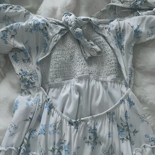 Hollister Light Blue Floral Dress - Image 2
