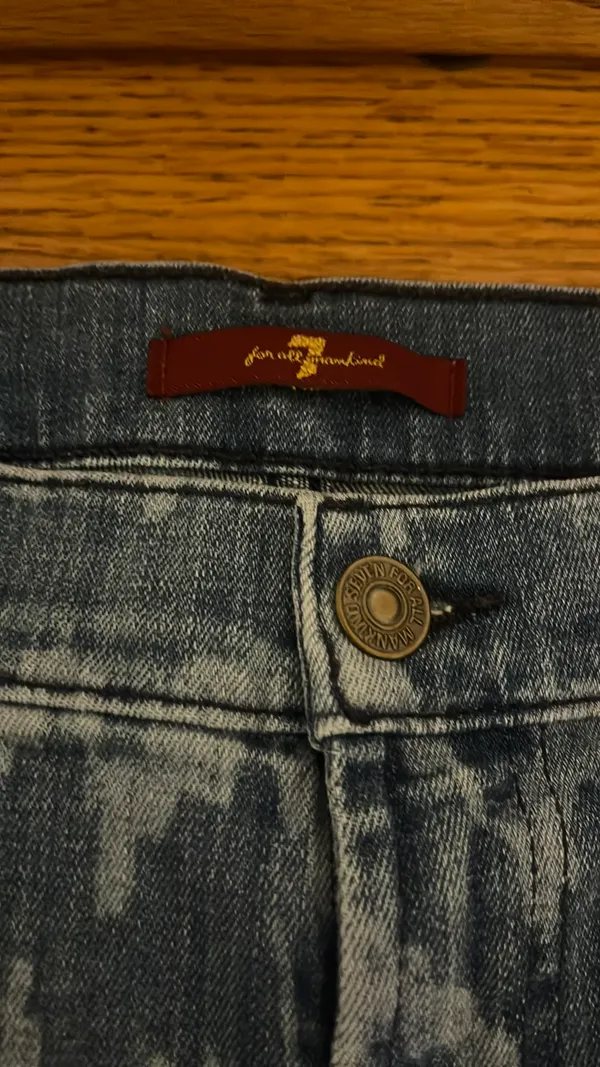 7 For All Mankind Jean Shorts - Image 2