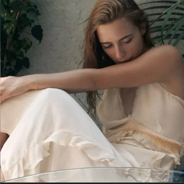 Zara midi dress with raw‎ hem and ruffles - Image 4
