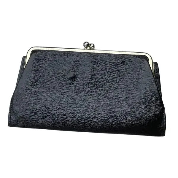 Vintage Renwick Morro Calf leather wallet. Black - Image 2