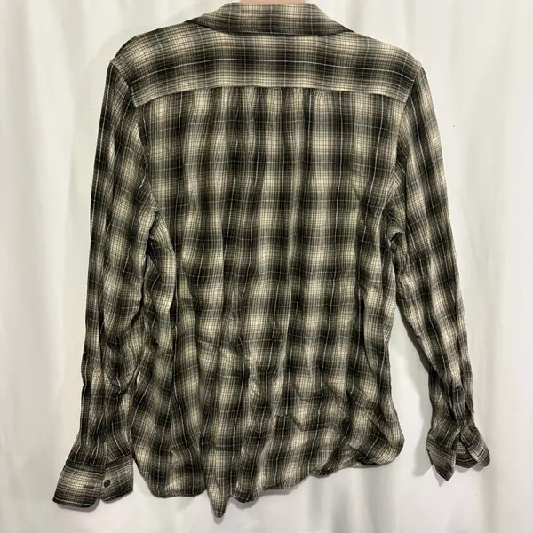 Ralph Lauren Denim & Supply RL Utility Shirt Size L Long Sleeve Flannel Plaid Shirt Grunge - Image 5