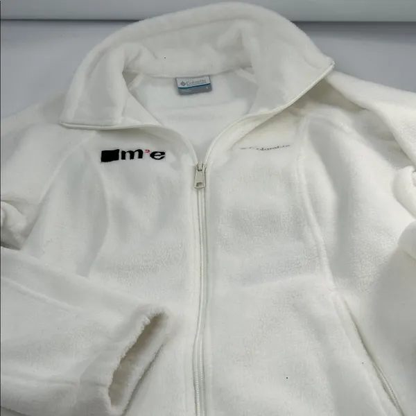 Columbia Soft White Fleece Jacket - Image 7