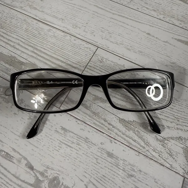 Ray-Ban RB5114 2034 Eyeglass Frames Only 54-16-140 Black Clear Rectangle - Image 2