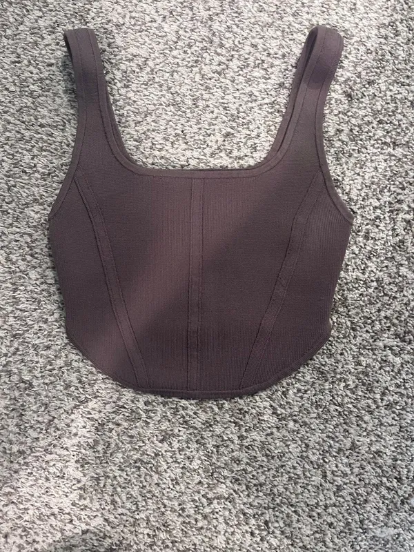 Aritzia Sculpt Knit Bustier Tank - Image 2