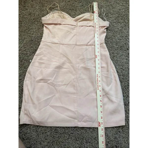 Revolve Superdown Pollie Mini Dress Light Pink XL - Image 8