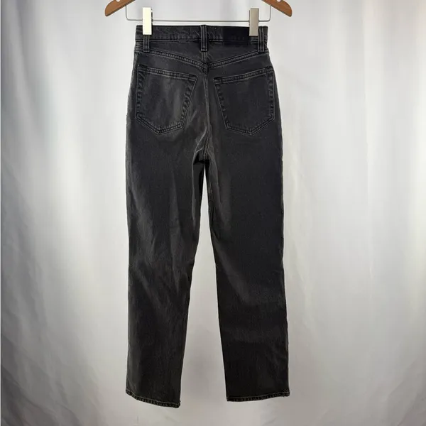 Abercrombie & Fitch‎ The 90's Straight Ultra High Rise Jeans in Black Size 24 00 - Image 3
