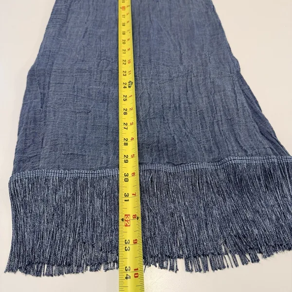VTG Anna Western Boho Fringe Maxi Wrap Skirt Size M Festival Coastal Cowgirl - Image 4