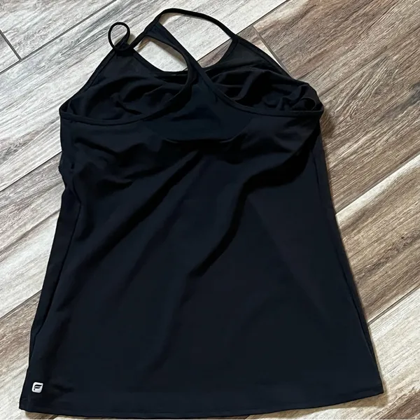 Fabletics black scoop neck athletic workout tank - Image 4