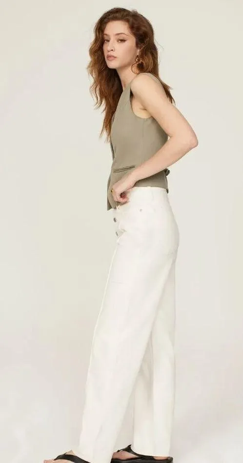 Madewell Baggy Straight Jeans High Rise Vintage Canvas Womens Size 27 - Image 5