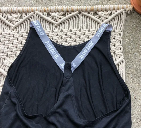 Nike Black Dri-Fit Tank Top Medium - Image 4