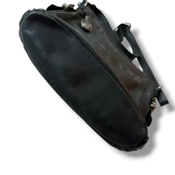 The Sak Iris Leather Hobo Bag‎ Soft Black Leather Charm Happy And Free Crossbody - Image 9