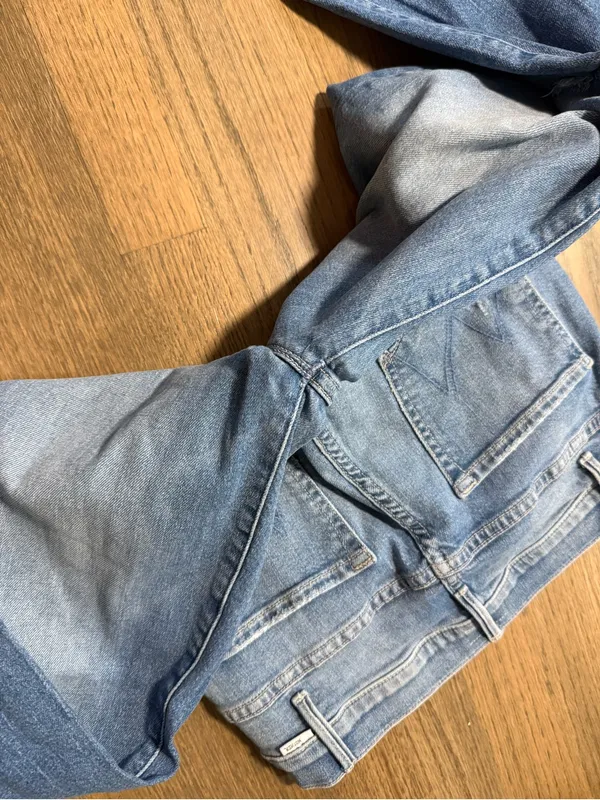 Mother The Hustler Ankle Fray Denim Jeans Size 28 - Image 12