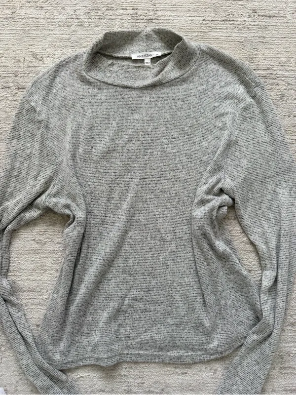 Antistar Gray Long-Sleeve Top (Size Small) - Image 3