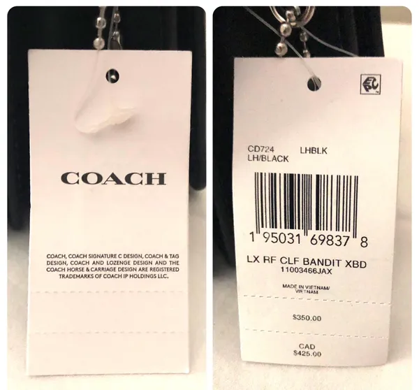 Coach Bandit black leather crossbody - Image 15