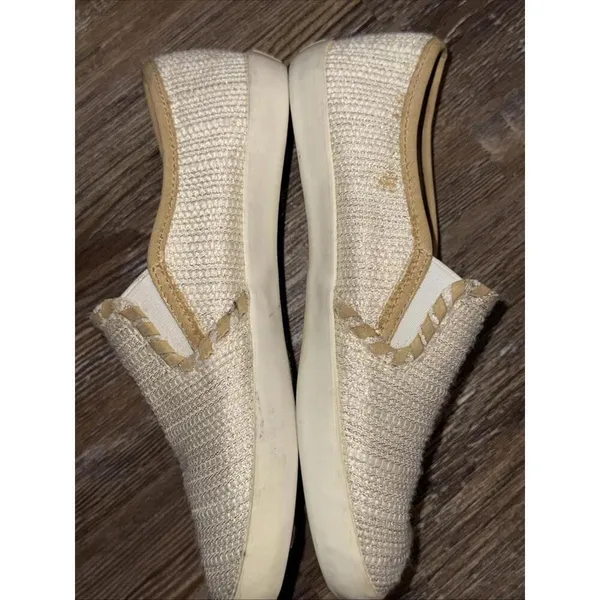 Jack Rogers Preppy Designer Quiet Luxury Loafer Flats‎ Gold Sneakers 5.5 - Image 10