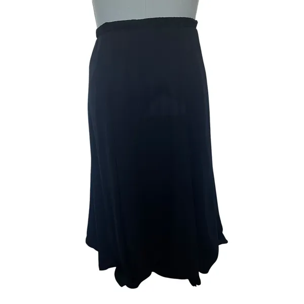 Vtg Y2K Another Thyme Maxi Chiffon Pull On Skirt XL Whimsigoth Minimal Artsy - Image 8