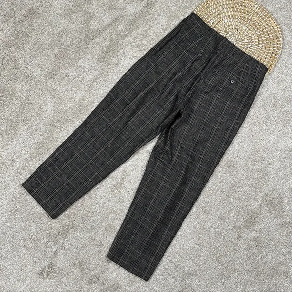 Wilfred Wool Cashmere Blend Chambéry Plaid Pants Cropped Pleated Tartan Size 0 - Image 7
