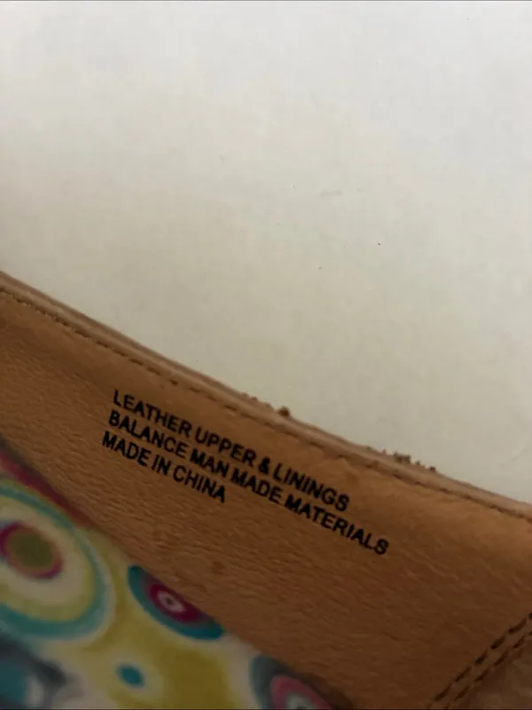Born Tan Knotted Leather Ballet Flats Size 7 - Image 7