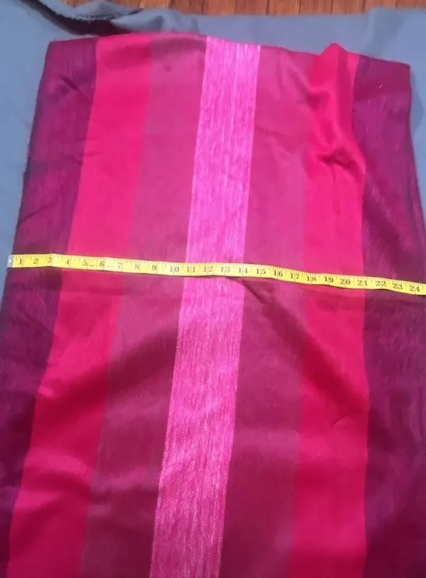 Poppy's Alpaca Scarf - Pink and Red Ombré Stripe - Image 6
