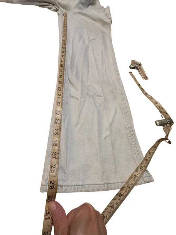 vintage Levi's SilverTab light-wash denim overalls/Loose Fit Sz S - Image 7