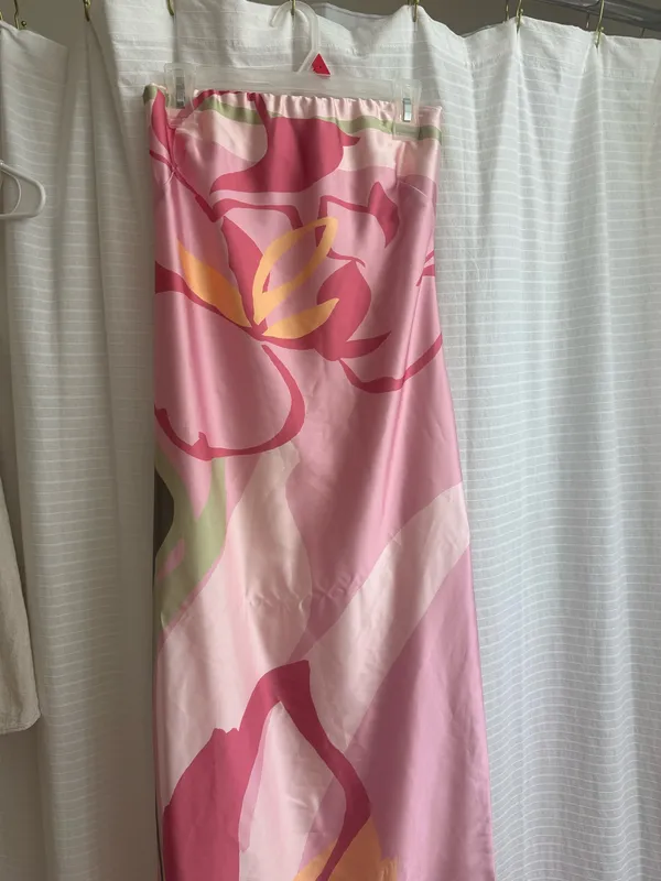 Abercrombie & Fitch Pink Maxi Dress - Image 5