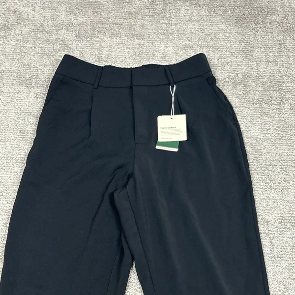Halara Flex High Waist Tapered Black Work Pants Women Medium Pockets Stretch New - Image 6