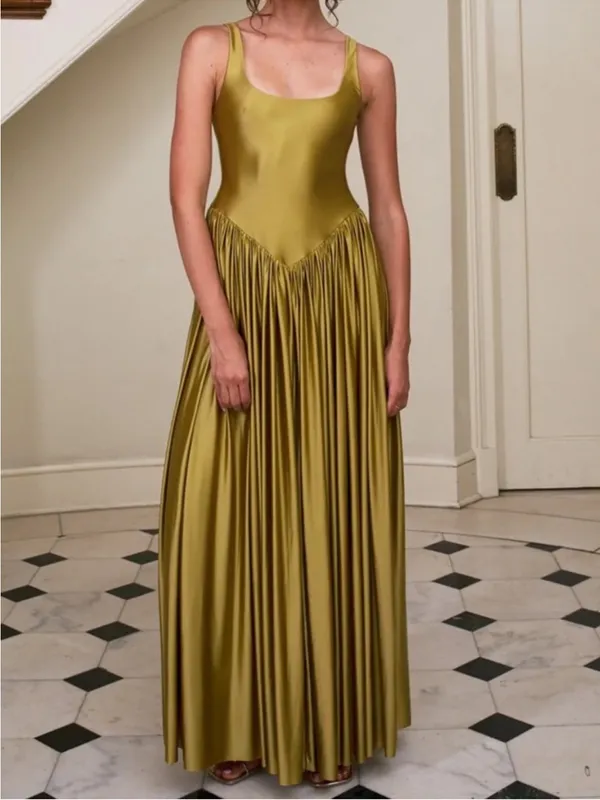 Anthropologie Delfi Collective Delfi Oriana Maxi Dress in Olive - Image 3