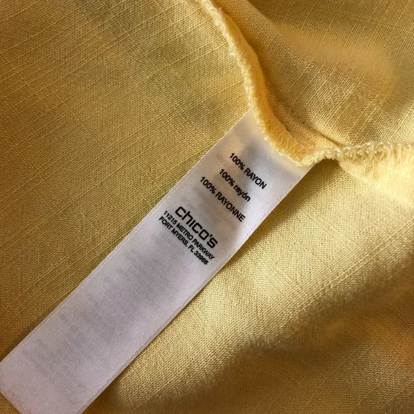Chico's Cardigan Open Front 3/4 Sleeve Lightweight Cover Up Yellow Size 1 US M - Image 4
