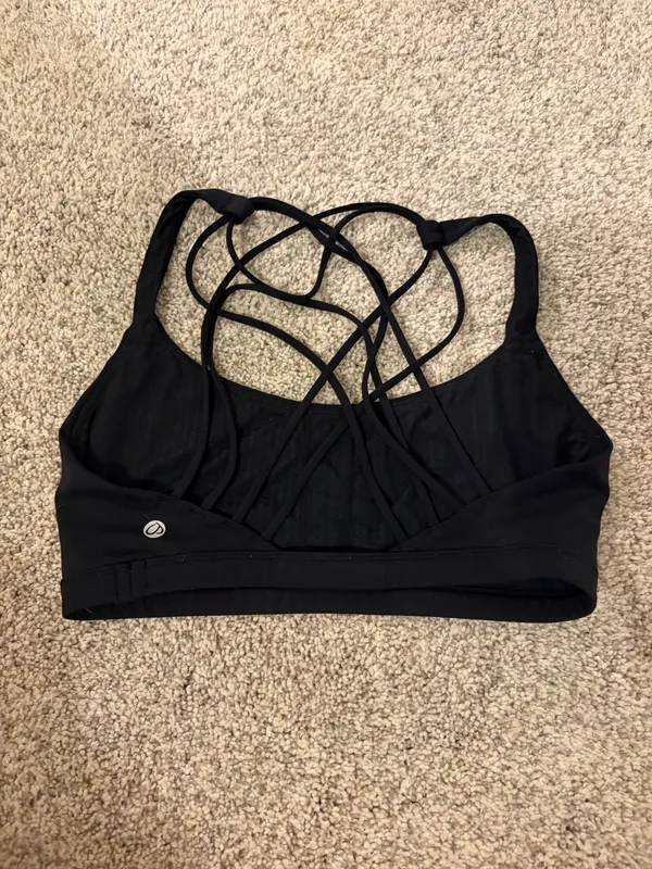 CRZ Yoga Black Sports Bra - Image 2