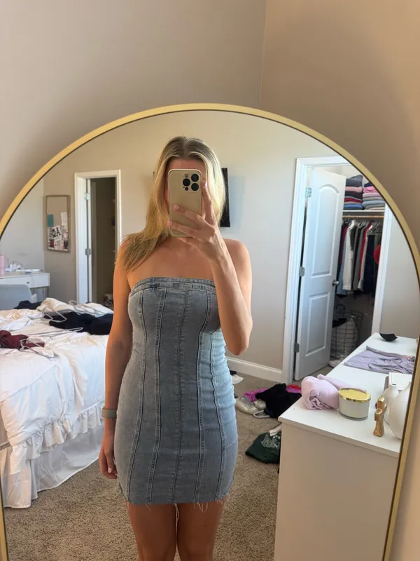 Princess Polly Denim Dress - Image 3