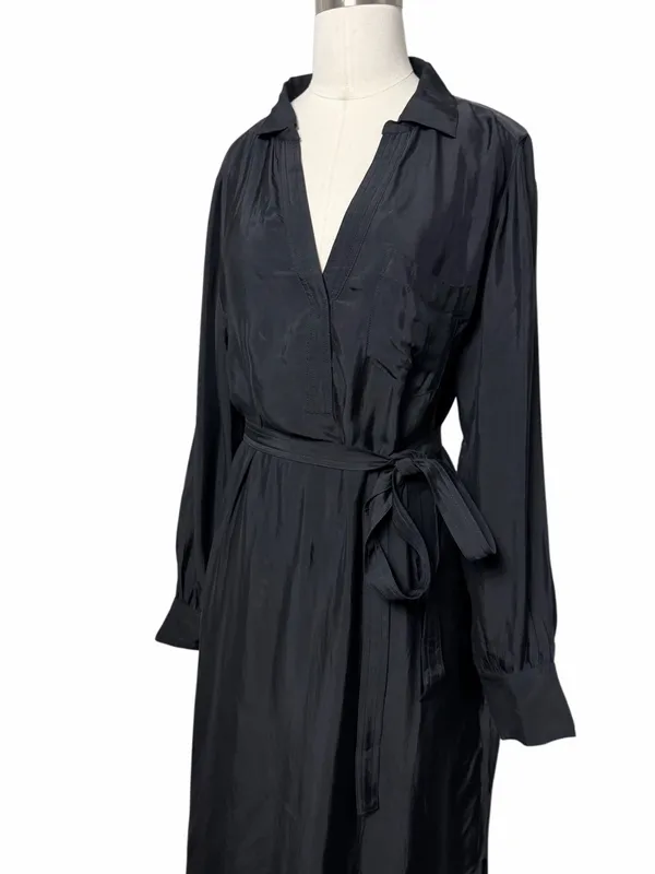 NWT Jcrew Black Midi Long Sleeve Dress - Image 4