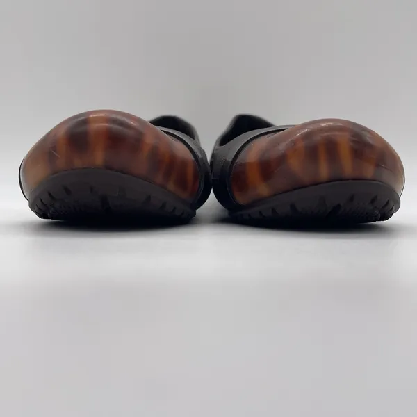 Crocs Womens 9 Shoes Ballarina‎ Flat Brown Tortoiseshell Cap Toe Marble Slip-On - Image 9