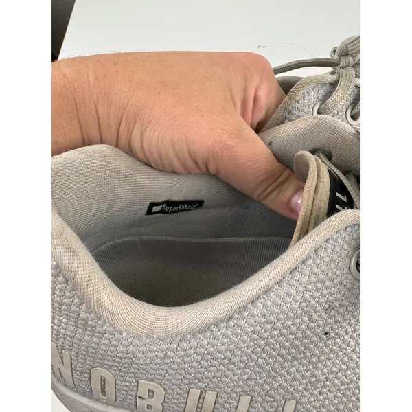 NOBULL Womens Training Shoes Sneakers Gray Low Top Superfabric‎ Size US 9.5 - Image 5