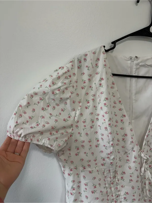 Peppermayo Floral Tie Front Dress- Size 14 - Image 3