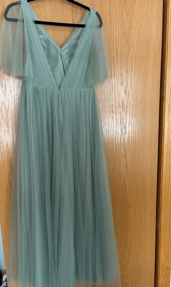 Sage Green Tulle Revelry Bridesmaid/Formal Dress - Image 2