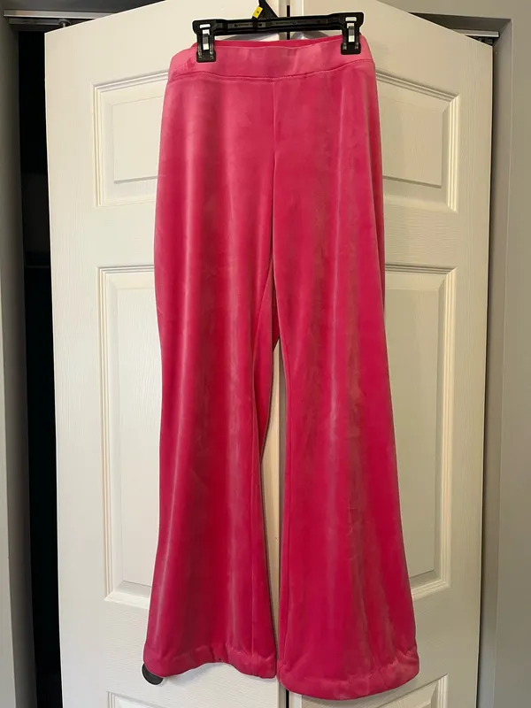 Juicy Couture Velour Pants Pink - Image 2