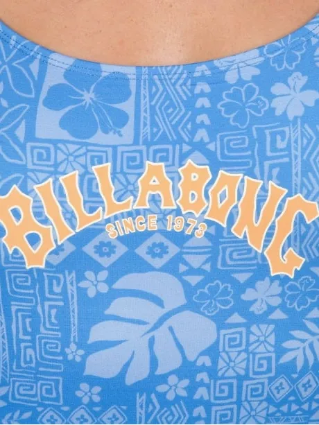 NWT Billabong Women's One-Piece Swimsuit Blue XL - Image 7