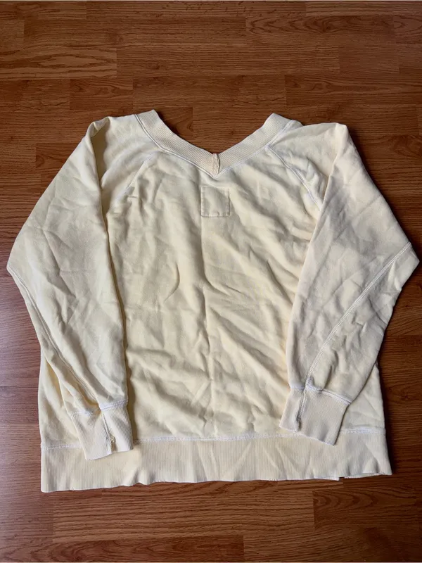 Aerie Downtime V-Neck Sweatshirt Size Medium - Image 4