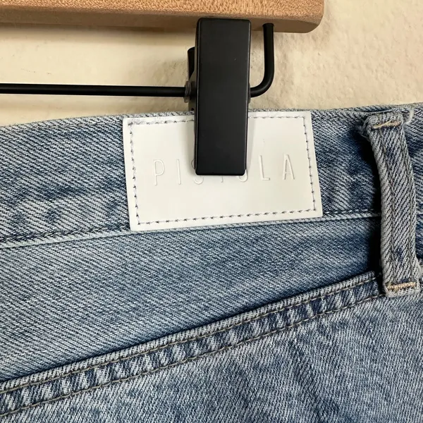 Pistola Distressed Cutoff Denim Shorts - Image 9