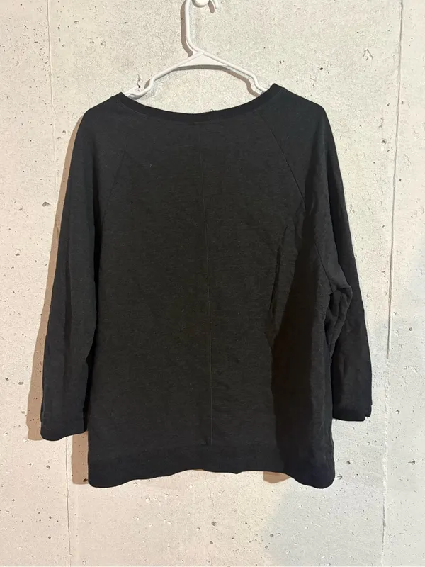 Victoria’s Secret Sequin Logo Long Sleeve Top | Size: Medium - Image 3