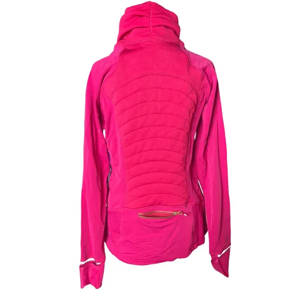 Lululemon Hot Pink Quilted Jacket Approx Size 6-8 - Image 11