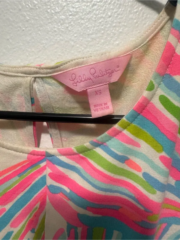 Lilly Pulitzer Pastel Shell-Print Sleeveless Shift Dress - Pink Multi - Image 4