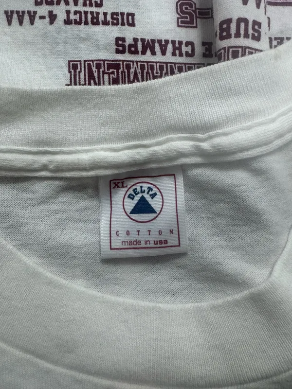 Vintage 1995 Bearden Bulldogs State Bound Basketball T Shirt XL USA Double Sided - Image 4