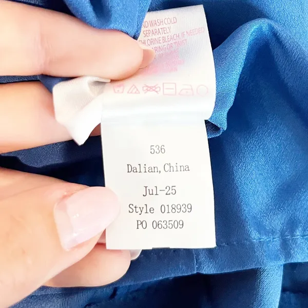 Lilly Pulitzer Anasophia Strapless Corset Maxi Dress Floral Applique Blue 14 - Image 7